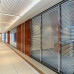 Double Layer Steel Glass Partition Wall Sliding Door Aluminum Alloy Soundproofing