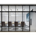 Office Aluminum Hollow Steel Double Glazed Partition With Blinds