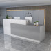 Front Desk Reception Desk Co Company Counter Painted Front Desk Table Clothing Store Milk Tea Store Minimalist Cashier Desk