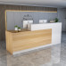 Front Desk Reception Desk Co Company Counter Painted Front Desk Table Clothing Store Milk Tea Store Minimalist Cashier Desk