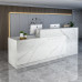 Front Desk Reception Desk Co Company Counter Painted Front Desk Table Clothing Store Milk Tea Store Minimalist Cashier Desk