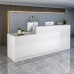 Front Desk Reception Desk Co Company Counter Painted Front Desk Table Clothing Store Milk Tea Store Minimalist Cashier Desk