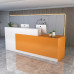 Front Desk Reception Desk Co Company Counter Painted Front Desk Table Clothing Store Milk Tea Store Minimalist Cashier Desk