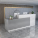 Front Desk Reception Desk Co Company Counter Painted Front Desk Table Clothing Store Milk Tea Store Minimalist Cashier Desk