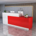 Front Desk Reception Desk Co Company Counter Painted Front Desk Table Clothing Store Milk Tea Store Minimalist Cashier Desk