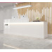Custom Corner Reception Desk Marble Counter Company Reception Hair Salon Custom Corner Reception Desk Marble Counter Company Reception Hair Salon