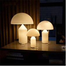 Italian Atollo Style Reading Desk Lamp Nordic Simple Creative Living Room Table Bedroom Bedside Decor Mushroom Lamp
