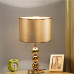 Modern Stylish Minimalist Table Lamp Living Room Silver Gold Bedroom Bedside Light Shade Touch Control Remote Switch