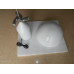 White Oluce Atollo Style Table Lamp Made Of Metal In Large Size White Oluce Atollo Style Table Lamp Made Of Metal In Large Size