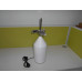 White Oluce Atollo Style Table Lamp Made Of Metal In Large Size White Oluce Atollo Style Table Lamp Made Of Metal In Large Size
