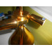 Golden Oluce Atollo Style Table Lamp Made Of Metal In Large Size Golden Oluce Atollo Style Table Lamp Made Of Metal In Large Size