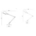 Jielde Loft Zigzap Table Lamp Of Large Size