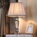 Nordic Crystal Bedside Table Lamp Luxury Warm Romantic Remote Control Wedding