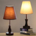 Nordic Bedside Warm Light Remote Control Wood Table Lamp