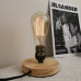 Wood Edison American Country Creative Retro Birthday Gift Decorative Table Lamp