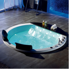 Embedded Dual Person Bathtub Waterfall Couple Massage Intelligent Constant Temperature Bathtub for Home Embedded Dual Person Bathtub Waterfall Couple Massage Intelligent Constant Temperature Bathtub for Home