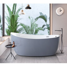 Nordic Minimalist Industrial Style Concrete Bathtub Insulated Deep Soak Bathtub Nordic Minimalist Industrial Style Concrete Bathtub Insulated Deep Soak Bathtub