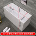 Small Japanese Style Deep Bathtub Acrylic Freestanding Home Tub Mini Sit Bath Small Rectangle Tub Small Japanese Style Deep Bathtub Acrylic Freestanding Home Tub Mini Sit Bath Small Rectangle Tub
