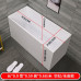 Small Japanese Style Deep Bathtub Acrylic Freestanding Home Tub Mini Sit Bath Small Rectangle Tub Small Japanese Style Deep Bathtub Acrylic Freestanding Home Tub Mini Sit Bath Small Rectangle Tub