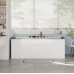 Independent Acrylic Minimalist Square Bathtub Hotel Bathroom Smart Home Massage Bathtub