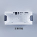 Independent Acrylic Minimalist Square Bathtub Hotel Bathroom Smart Home Massage Bathtub