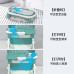 Double Folding Bathtub for Adults Kids Mini Bathtub Gadget
