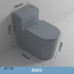 Modern Luxury Colour Ceramic Toilet with Black Home Siphon Anti Odor Grey Toilet Seat
