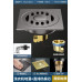 Brass Concealed Toilet Washing Machine Shower Drain Downpipe