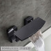 Scandinavian Minimalist Gunmetal Wall Mounted Tub Shower Tap Black Copper Grand Rain Shower Tap