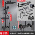 All Copper Shower Faucet Set Black Pressure Bathroom Rain Sprayer