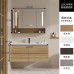 Nordic Modern Minimalist Bathroom Cabinet Wood Hanging Cabinet American Cabinet Bathroom Mirror Cabinet Wash Basin Cabinet Combination Nordic Modern Minimalist Bathroom Cabinet Wood Hanging Cabinet American Cabinet Bathroom Mirror Cabinet Wash Basin Cabinet Combination