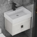 Space Aluminum Bathroom Set Mini Ceramic Basin Narrow Hand Basin