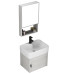 Space Aluminum Bathroom Set Mini Ceramic Basin Narrow Hand Basin
