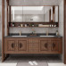 New Style Rock Bathroom Vanity Set Red Oak Solid Wood Sink Basin Smart Mirror Cabinet New Style Rock Bathroom Vanity Set Red Oak Solid Wood Sink Basin Smart Mirror Cabinet
