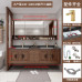 New Style Rock Bathroom Vanity Set Red Oak Solid Wood Sink Basin Smart Mirror Cabinet New Style Rock Bathroom Vanity Set Red Oak Solid Wood Sink Basin Smart Mirror Cabinet