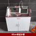 Stainless Steel Laundry Sink Cabinet with Wash Basin and Wooden Bathroom Cabinet Stainless Steel Laundry Sink Cabinet with Wash Basin and Wooden Bathroom Cabinet