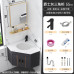 Triangle Space Aluminum Bathroom Vanity Sink Combo Triangle Space Aluminum Bathroom Vanity Sink Combo