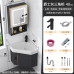 Triangle Space Aluminum Bathroom Vanity Sink Combo Triangle Space Aluminum Bathroom Vanity Sink Combo