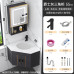 Triangle Space Aluminum Bathroom Vanity Sink Combo Triangle Space Aluminum Bathroom Vanity Sink Combo