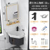 Triangle Space Aluminum Bathroom Vanity Sink Combo Triangle Space Aluminum Bathroom Vanity Sink Combo