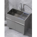 Stainless Steel Laundry Tub Sink Balcony Cabinet