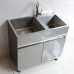 Stainless Steel Laundry Tub Sink Balcony Cabinet