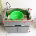 Stainless Steel Laundry Tub Sink Balcony Cabinet