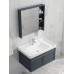 Modern minimalist space aluminum bathroom cabinet washroom balcony wash basin cabinet wash face basin wash table sink basin