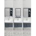 Modern minimalist space aluminum bathroom cabinet washroom balcony wash basin cabinet wash face basin wash table sink basin