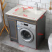 AllinOne Quartz Countertop Washer Cabinet