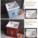 European Style Ceramic Balcony Washing Cabinet Combination Bathroom Cabinet