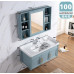 Mediterranean Style Bathroom Cabinet Combination Simple PVC Wash Table Mediterranean Style Bathroom Cabinet Combination Simple PVC Wash Table
