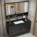 Light Luxury Stone Bathroom Cabinet Set Solid Wood Modern Simple Bathroom Sink Vanity Set Light Luxury Stone Bathroom Cabinet Set Solid Wood Modern Simple Bathroom Sink Vanity Set