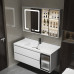 Modern Minimalist Bathroom Cabinet Combination Ceramic Allinone Washbasin Facewash Sink Luxurious Wash Hand Basin Set